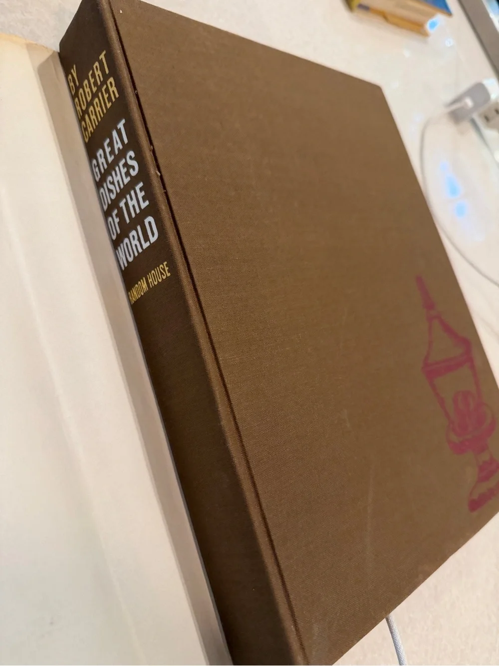 Vintage hardcover cookbook